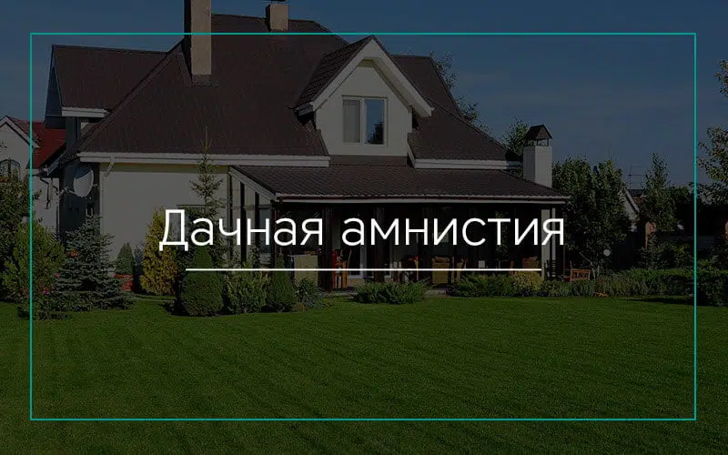 Дачная амнистия